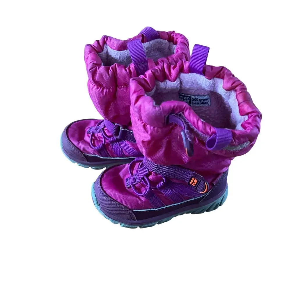 Stride Rite Made 2 Play Girls Sneaker Boots - Pink/Purple Size 5.5M Toddler